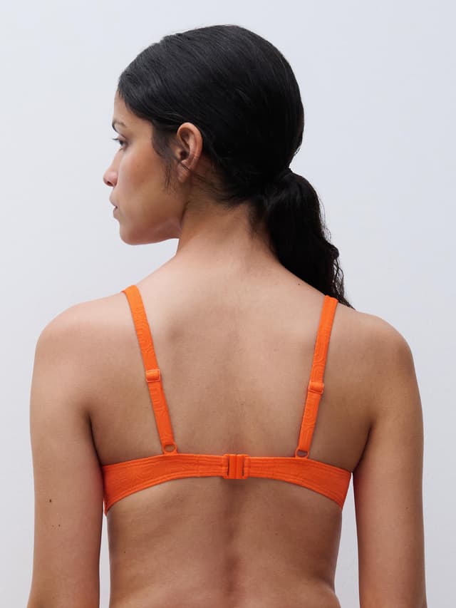 Chantelle Haut De Maillot De Bain Corbeille Mémoire De Forme - Savane Orange - Hera