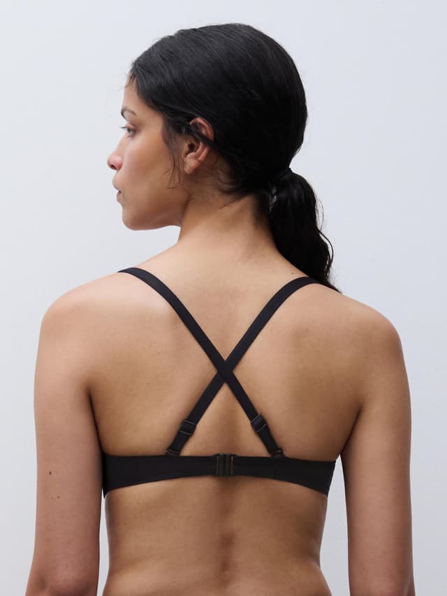 Chantelle Haut De Maillot De Bain Corbeille Mémoire De Forme Bretelles Multipositions - Noir - Icon