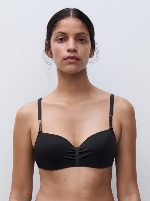 chantelle Haut de maillot de bain corbeille mémoire de forme bretelles multipositions - Noir - Icon