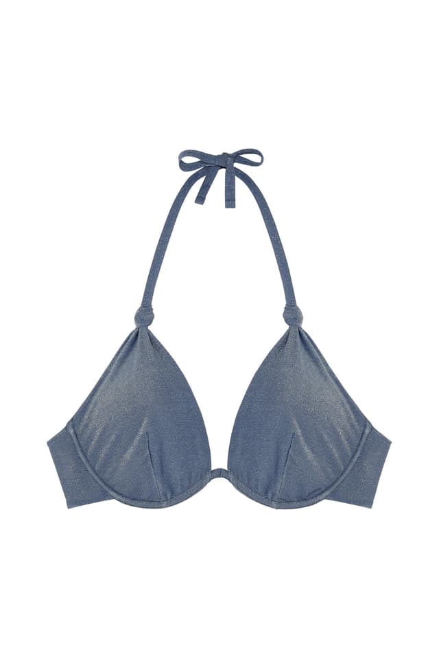 chantelle Haut de maillot de bain corbeille - Pétrole Scintillant - COMPORTA