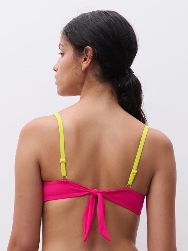 Chantelle Haut De Maillot De Bain Corbeille - Rose Framboise - Easy Pop