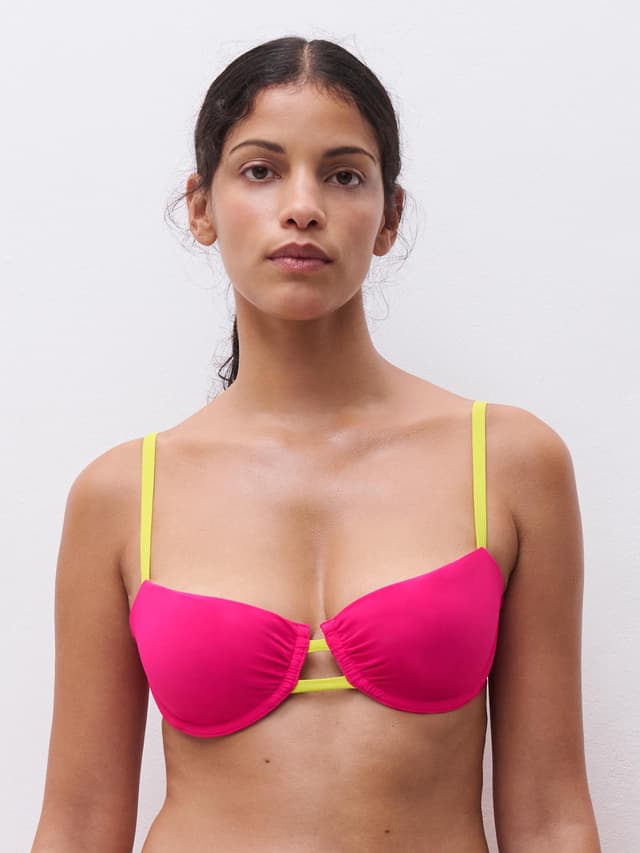 chantelle Haut de maillot de bain corbeille - Rose Framboise - Easy Pop