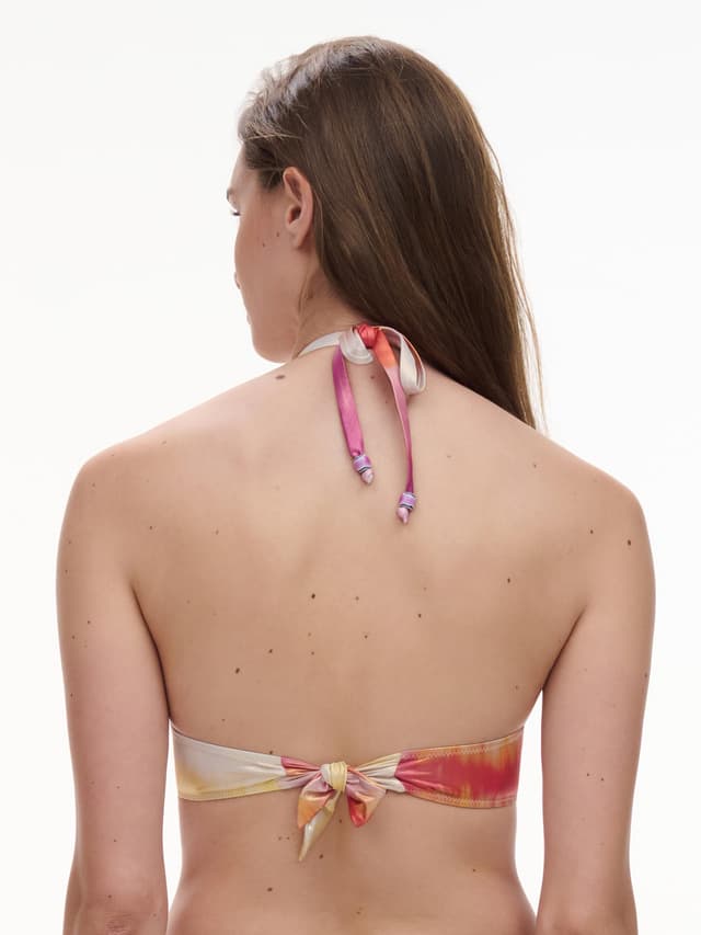 Chantelle Haut De Maillot De Bain Décolleté Plongeant - Crème Glacée - Metallic