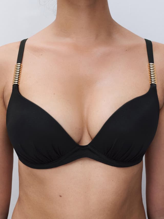 Chantelle Haut De Maillot De Bain Push-up Bretelles Multipositions - Noir - Icon