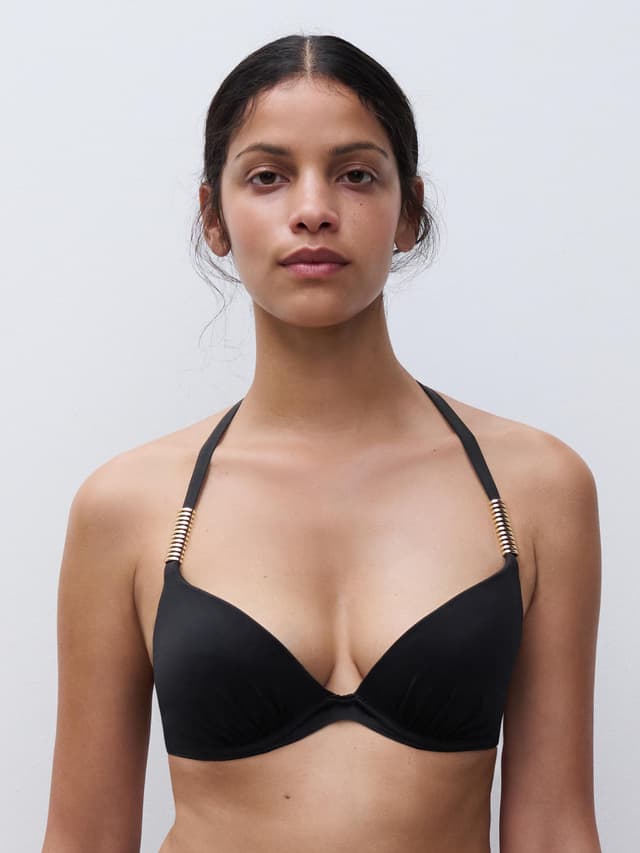 Chantelle Haut De Maillot De Bain Push-up Bretelles Multipositions - Noir - Icon