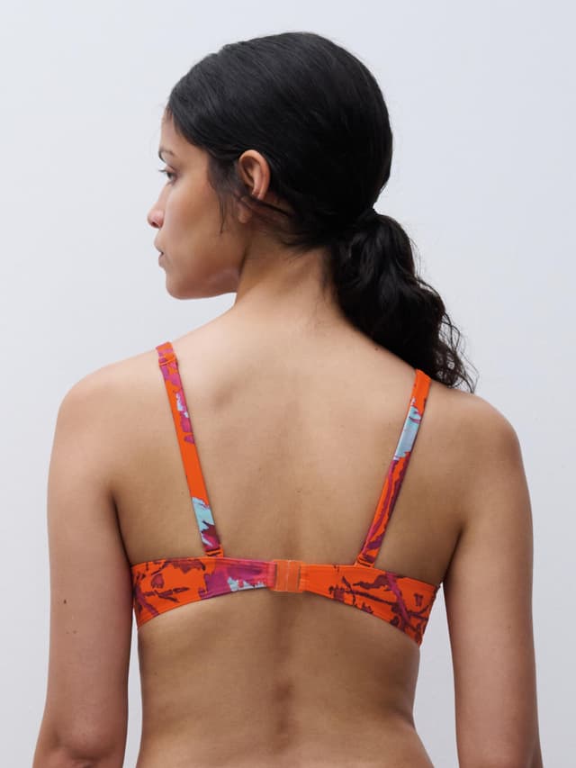 Chantelle Haut De Maillot De Bain Push-up Bretelles Multipositions - Painted Flowers - Icon