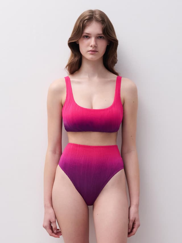 Chantelle Haut De Maillot De Bain Sans Armature Coques Amovibles - Rose Tie & Dye - One Size