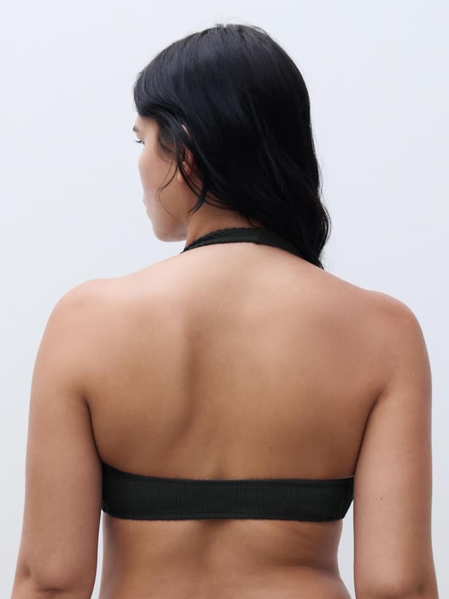 Chantelle Haut De Maillot De Bain Sans Armature Plongeant Coques Amovibles - Noir - One Size