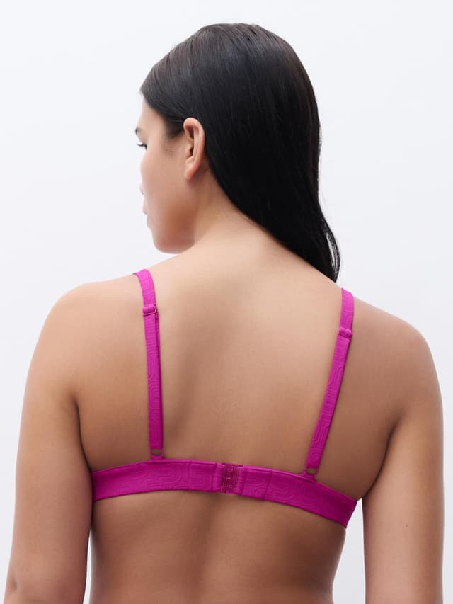 Chantelle Haut De Maillot De Bain Sans Armature Triangle Coques Spacer Amovibles - Fuchsia Tyrien - Hera