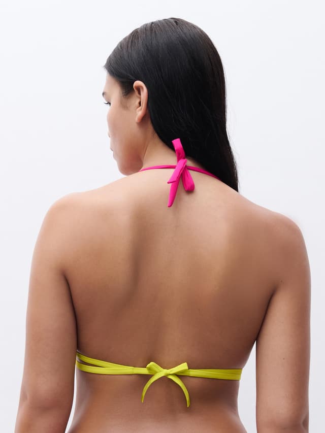 Chantelle Haut De Maillot De Bain Sans Armature Triangle Coques Spacer Amovibles - Rose Framboise - Easy Pop