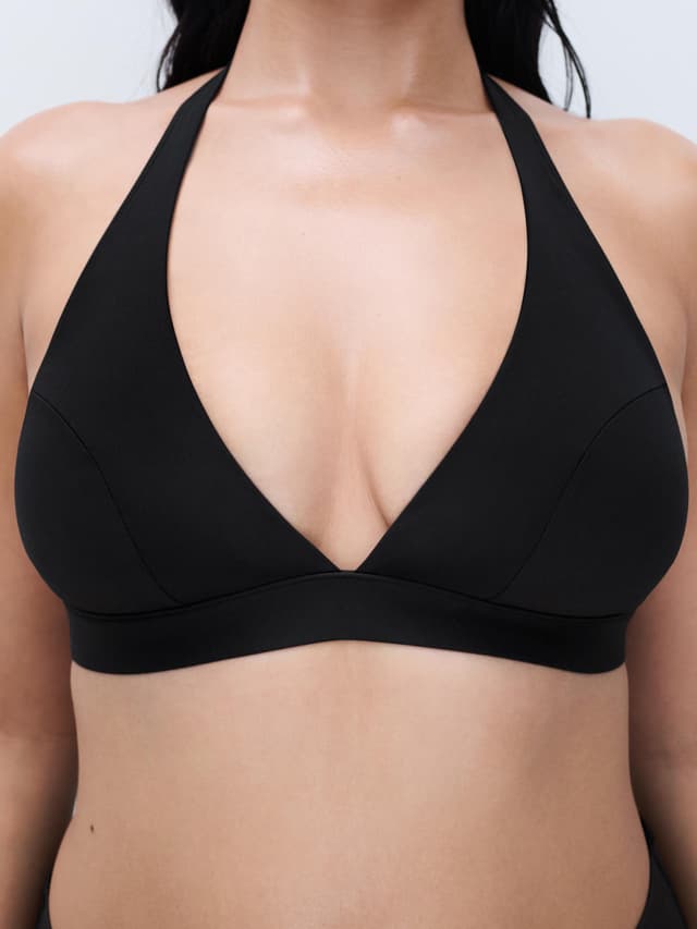 Chantelle Haut De Maillot De Bain Sans Armature Triangle Coques Spacer Amovibles - Noir - Icon