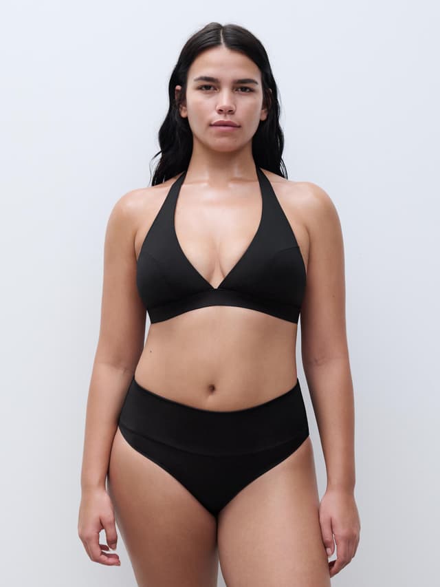 Chantelle Haut De Maillot De Bain Sans Armature Triangle Coques Spacer Amovibles - Noir - Icon