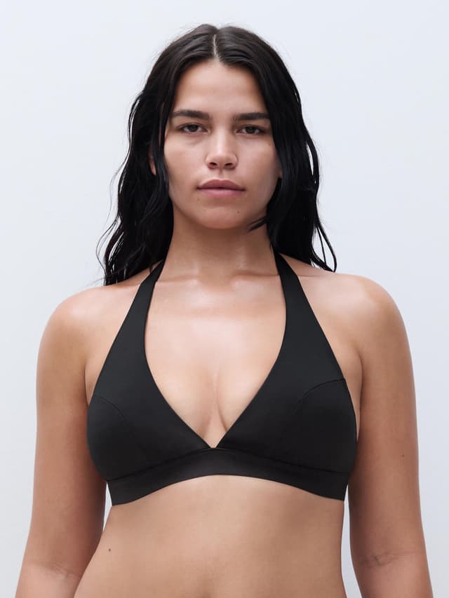 chantelle Haut de maillot de bain sans armature triangle coques spacer amovibles - Noir - Icon