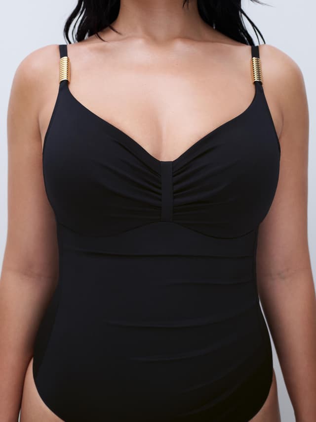 Chantelle Maillot De Bain 1 Pièce Emboîtant - Noir - Icon