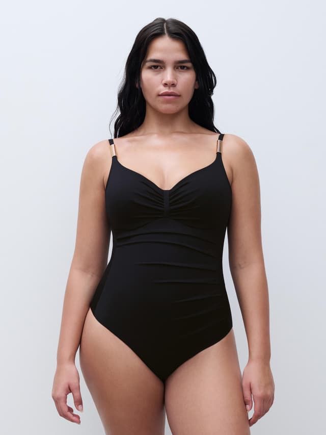 chantelle Maillot de bain 1 pièce emboîtant - Noir - Icon