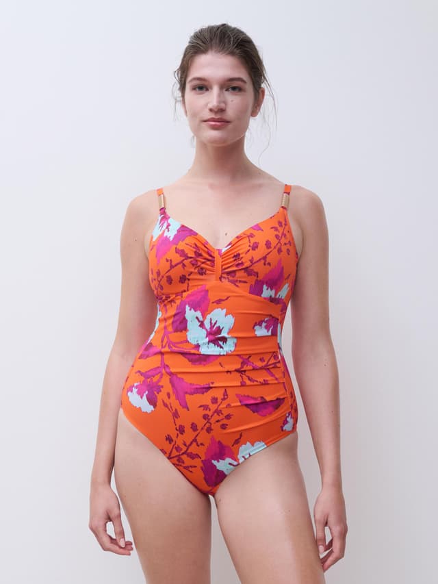 chantelle Maillot de bain 1 pièce emboîtant - Painted flowers - Icon