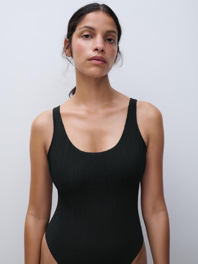 Chantelle Maillot De Bain 1 Pièce Sans Armature Coques Amovibles - Noir - One Size