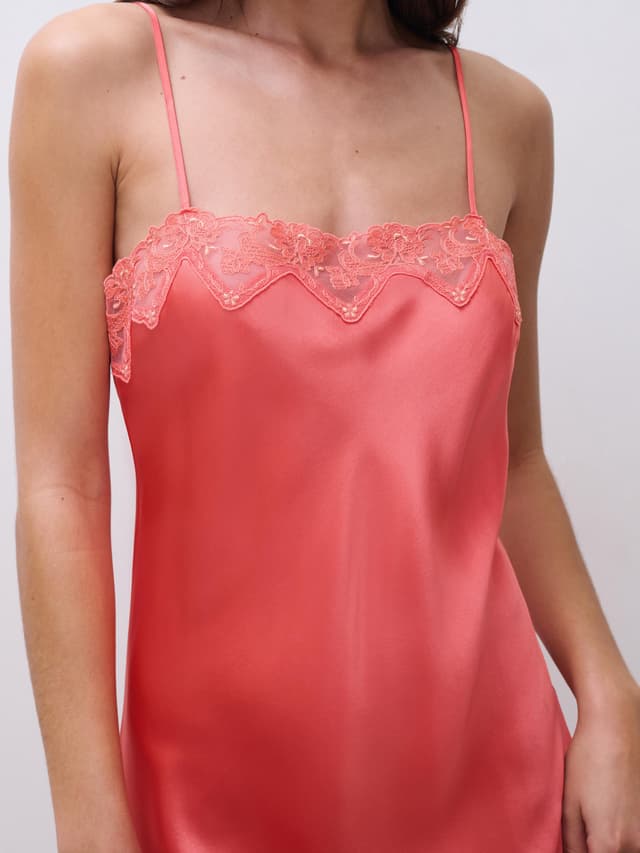 Chantelle Nuisette - Corail / Jaune Tournesol - Cabaret Sauvage