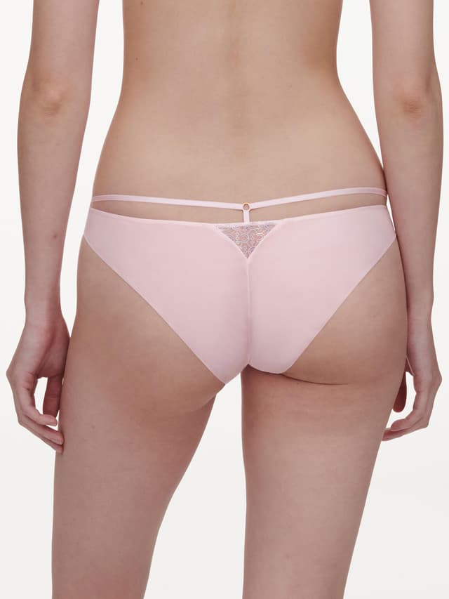 Chantelle Slip Dégagé - Rose Nymphea / Lavandin - Monogram