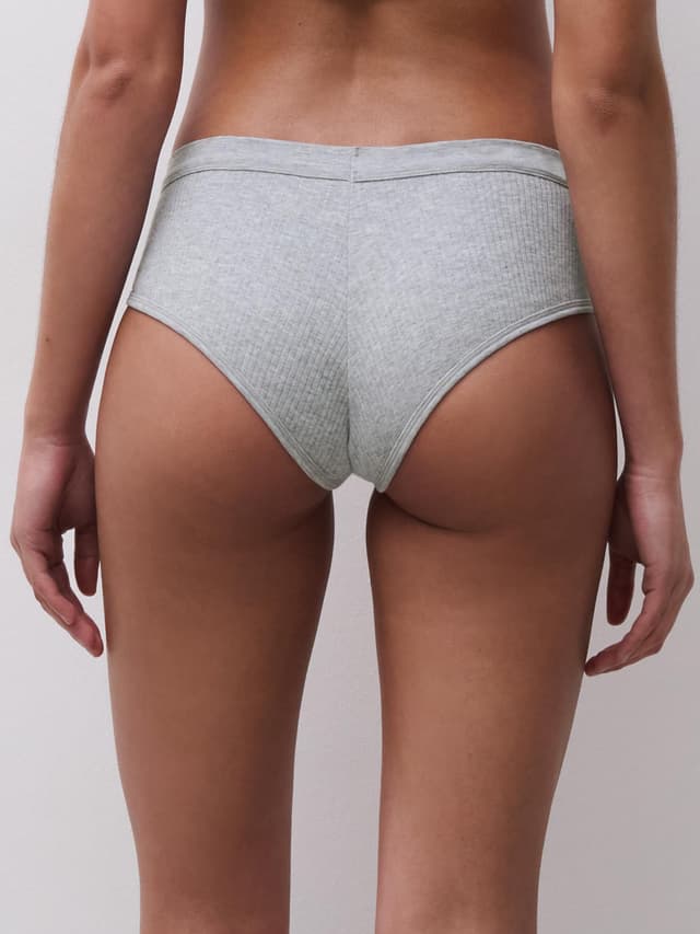 Chantelle Slip échancré - Gris Mélangé - Cotton Comfort