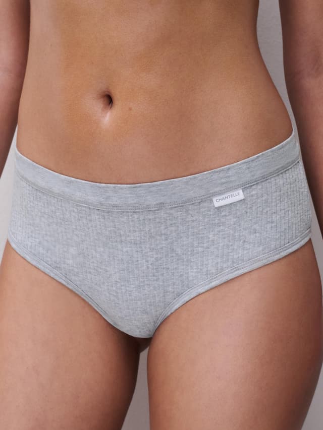 Chantelle Slip échancré - Gris Mélangé - Cotton Comfort