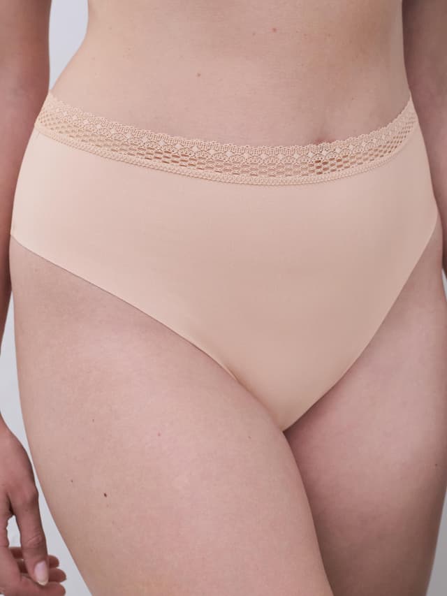 Chantelle Slip Taille Haute échancrée - Sirocco - Cozy Chic