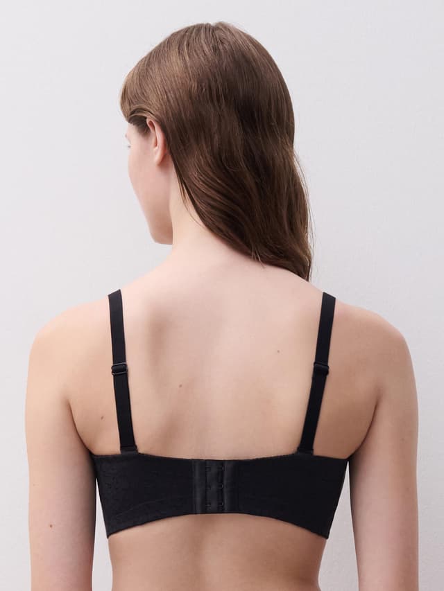 Chantelle Soutien-gorge Bandeau Coques Bretelles Amovibles - Noir - Norah