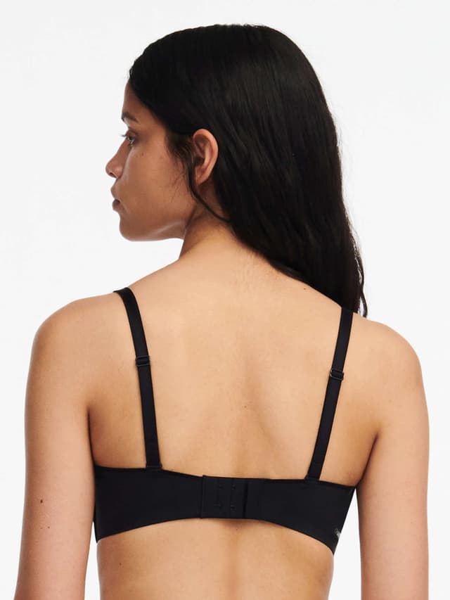 Chantelle Soutien-gorge Bandeau Coques Bretelles Amovibles - Noir - Essentiall