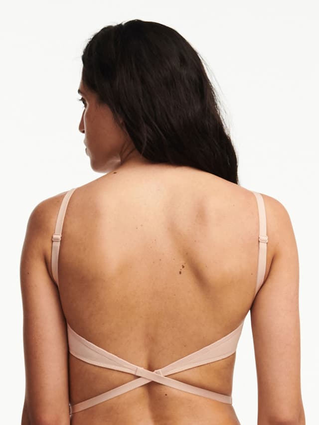 Chantelle Soutien-gorge Coques Dos Nu - Beige Doré - Open Back