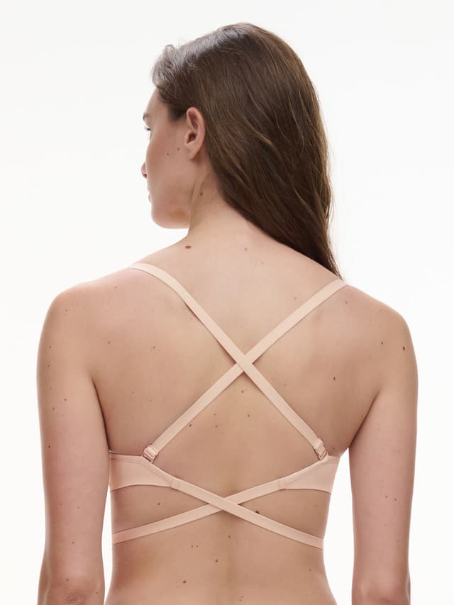 Chantelle Soutien-gorge Coques Dos Nu - Beige Doré - Open Back