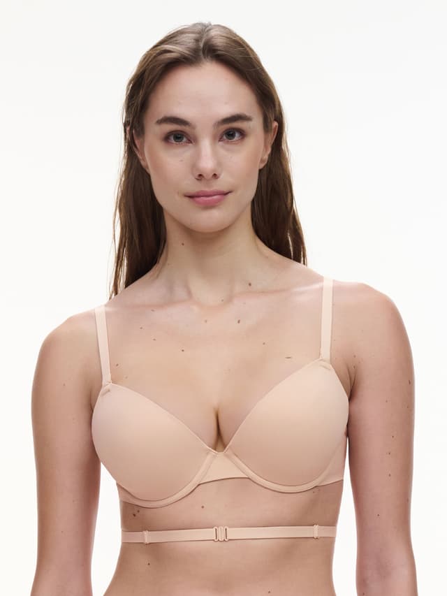 chantelle Soutien-gorge coques dos nu - Beige doré - Open Back