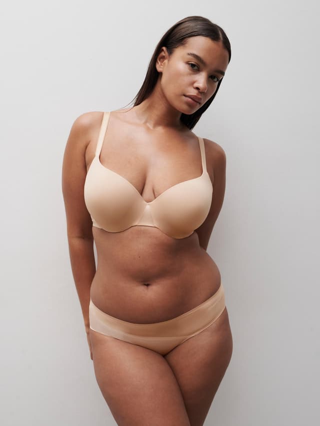 Chantelle Soutien-gorge Coques Emboîtant - Beige Doré - Essentiall