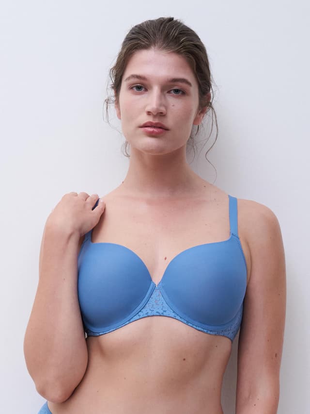 chantelle Soutien-gorge coques emboîtant - Bleu Antoinette - Norah