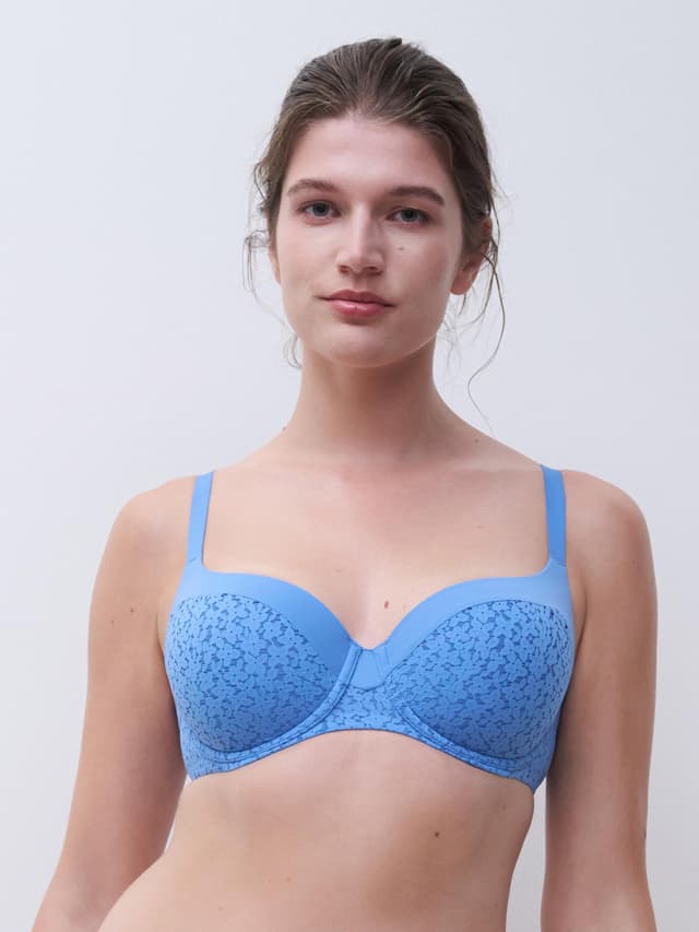 chantelle Soutien-gorge coques emboîtant - Bleu Antoinette - Norah