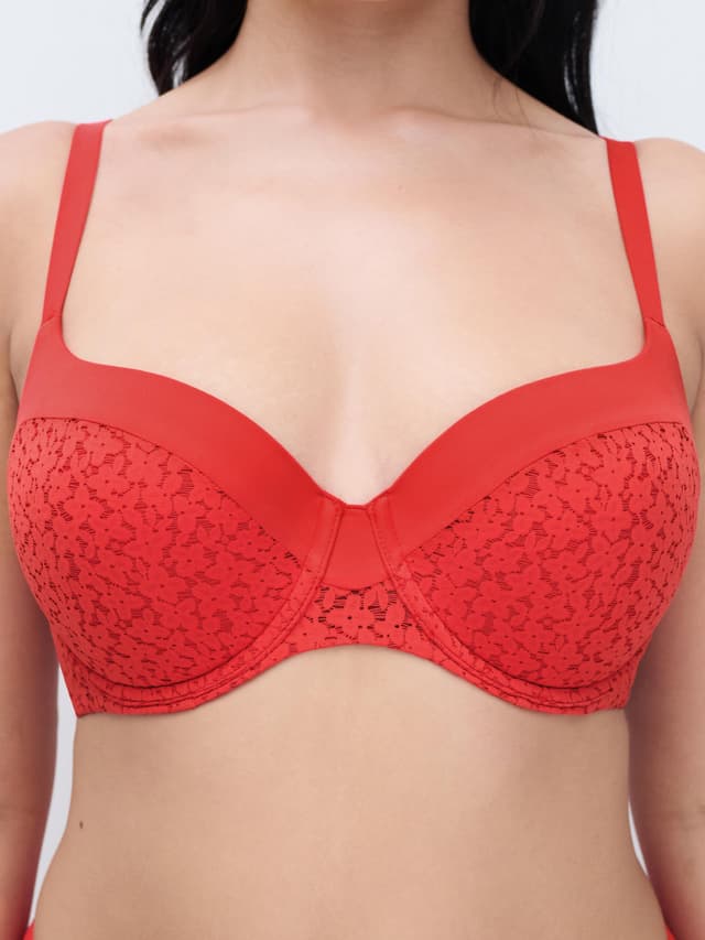 Chantelle Soutien-gorge Coques Emboîtant - Coquelicot - Norah