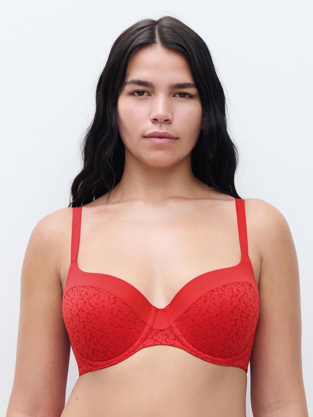 chantelle Soutien-gorge coques emboîtant - Coquelicot - Norah chantelle Soutien-gorge coques emboîtant - Coquelicot - Norah