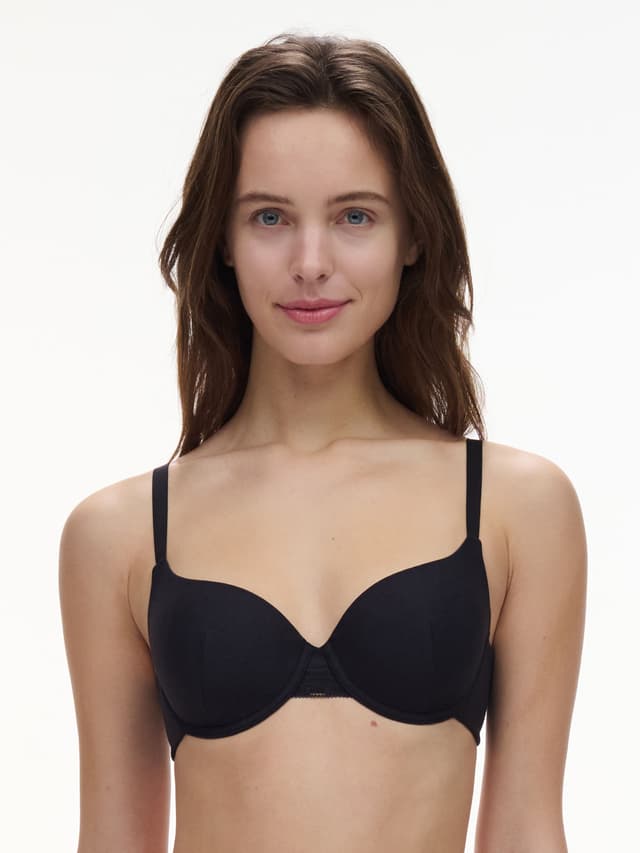 chantelle Soutien-gorge coques emboîtant - Noir - Mellow Bliss