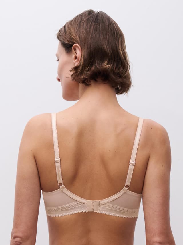 Chantelle Soutien-gorge Coques Plongeant - Beige Doré - Festivité