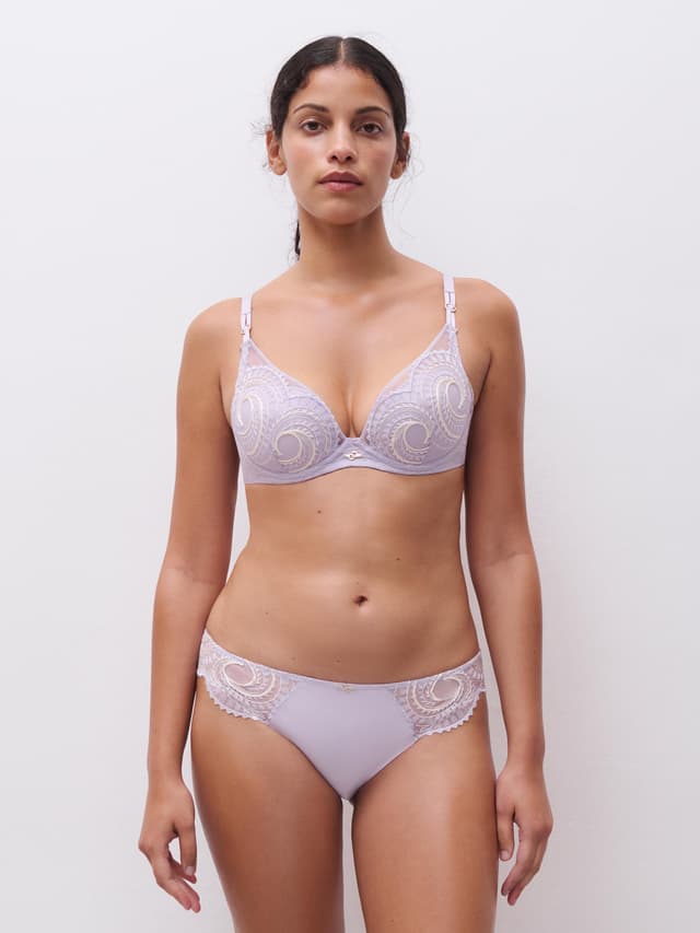 Chantelle Soutien-gorge Coques Plongeant - Lavandin / Milk - Mystic Dream