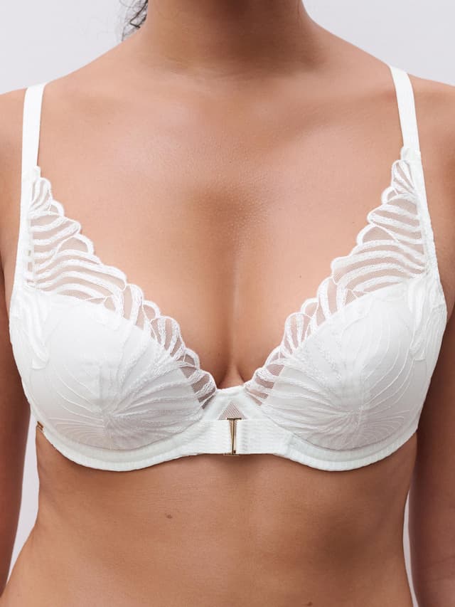 Chantelle Soutien-gorge Coques Plongeant - Milk - Legend
