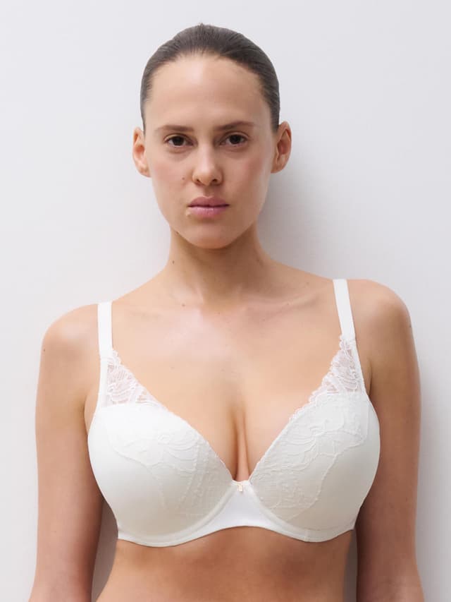 chantelle Soutien-gorge coques plongeant - Milk - Orangerie Dream