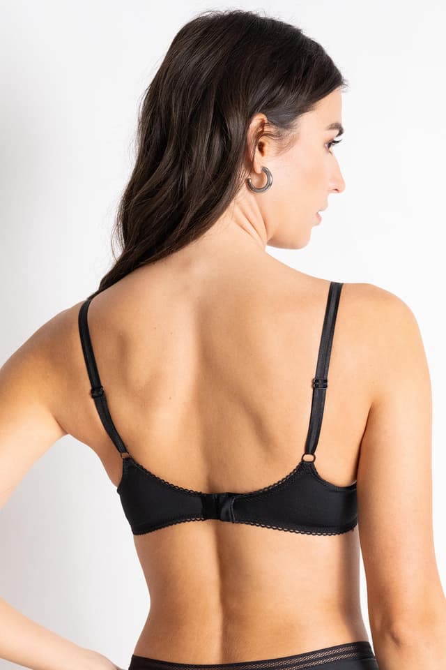 Chantelle Soutien-gorge Coques Plongeant - Noir - Gardenia