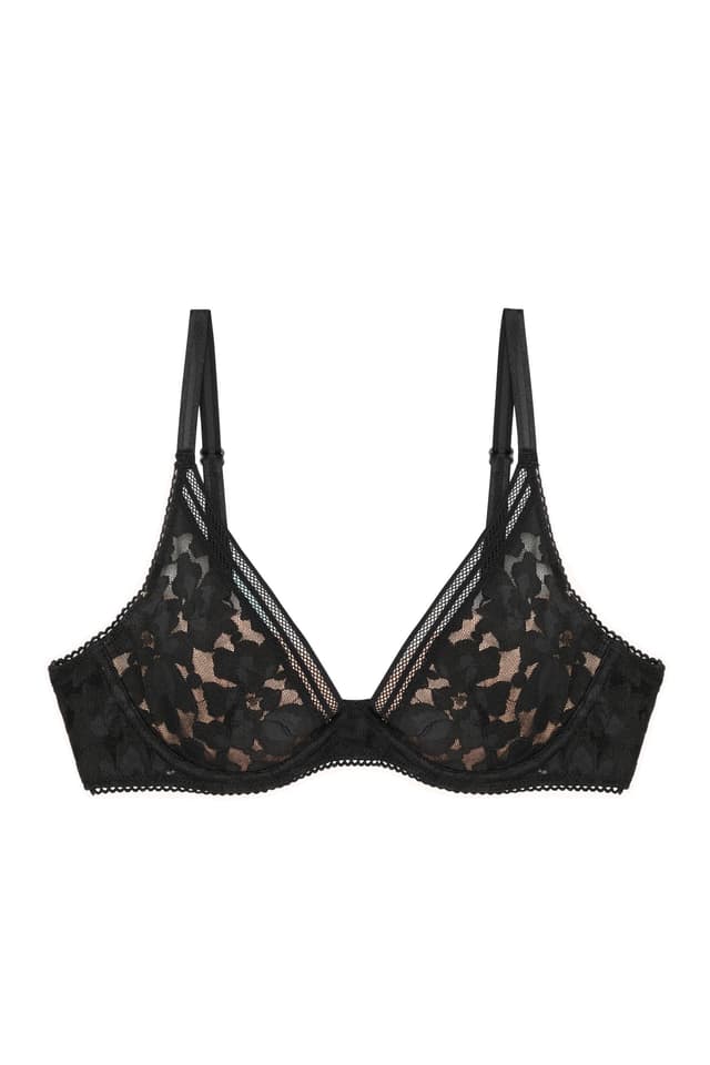 Chantelle Soutien-gorge Coques Plongeant - Noir - Gardenia