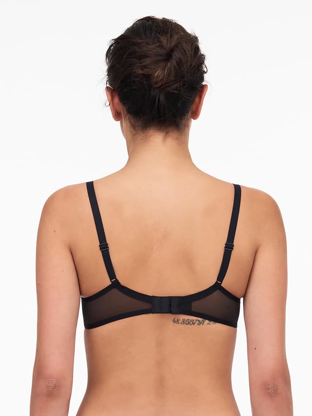Chantelle Soutien-gorge Coques Plongeant - Noir - Ondine