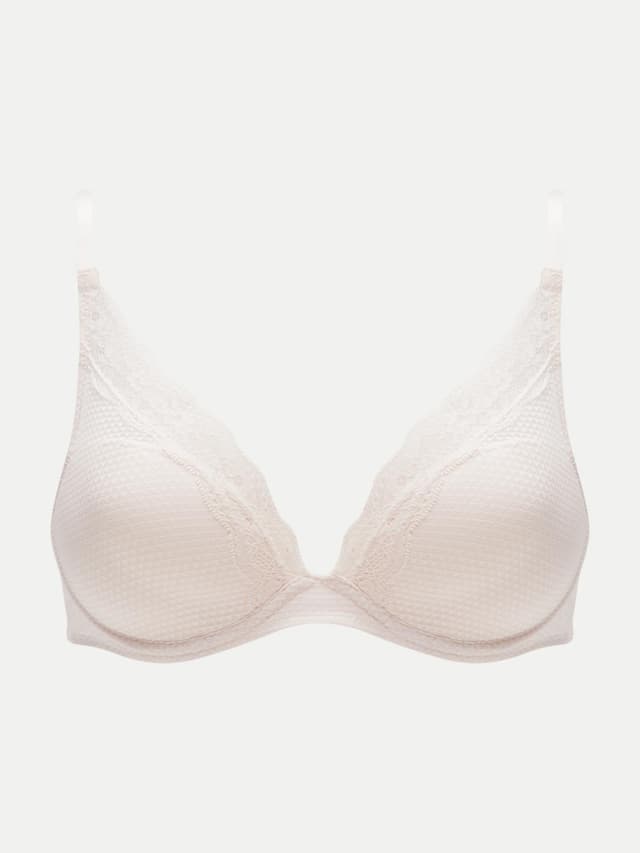 Chantelle Soutien-gorge Coques Plongeant - Talc - Brooklyn