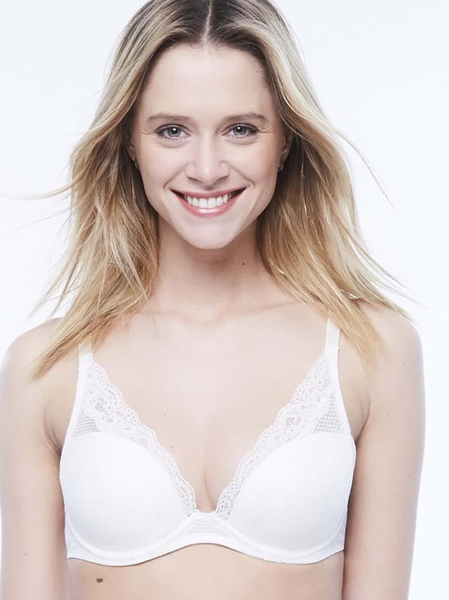 chantelle Soutien-gorge coques plongeant - Talc - Brooklyn