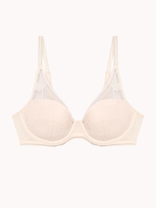 chantelle Soutien-gorge coques plongeant - Talc - Scarlett