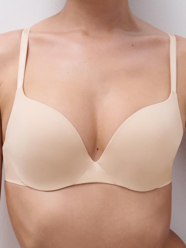 Chantelle Soutien-gorge Coques Push-up - Beige Doré - Essentiall