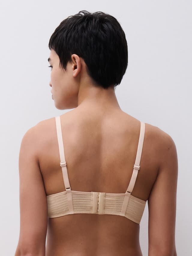 Chantelle Soutien-gorge Coques Push-up - Beige / Noir - Spice