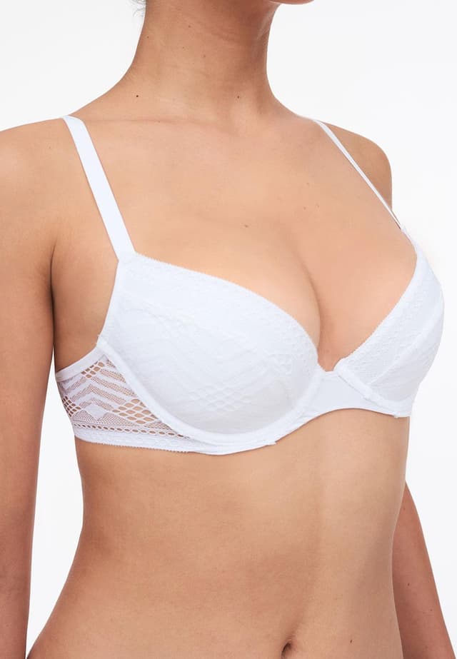 Chantelle Soutien-gorge Coques Push-up - Blanc - Ondine